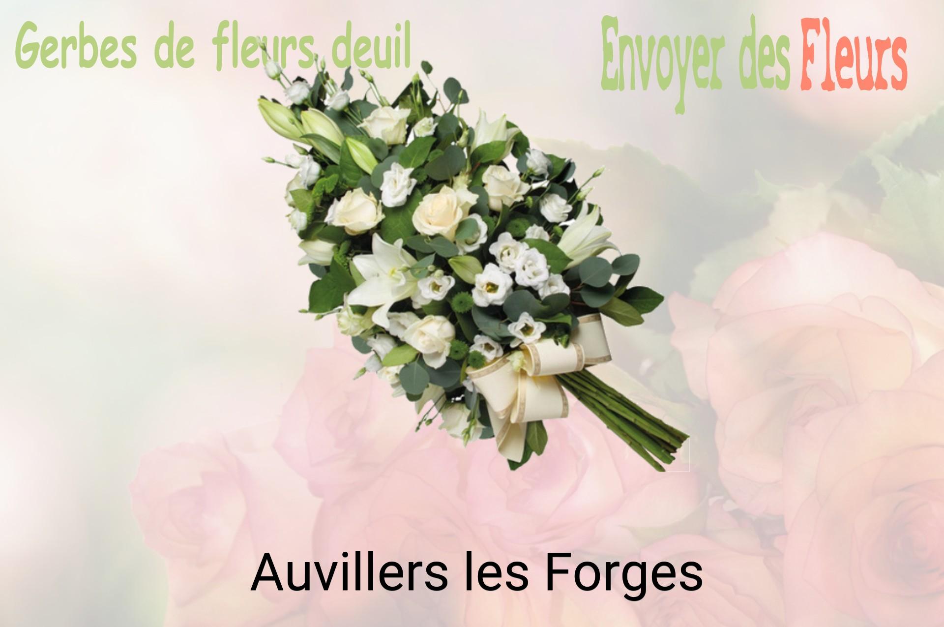 Gerbe de fleurs de deuil livrée à Auvillers-les-Forges